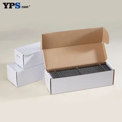 Caixa doble de fil de papereria recoberta de niló