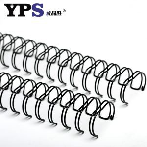 Negre 34 bucles Anell enquadernació de doble fil